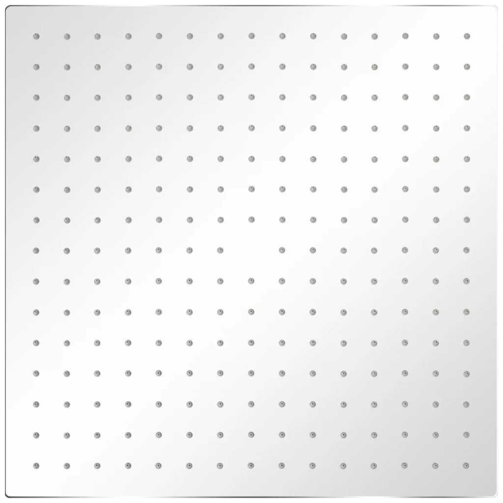 Testa Doccia a Pioggia in Acciaio Inossidabile 40x40cm Quadrata - homemem39