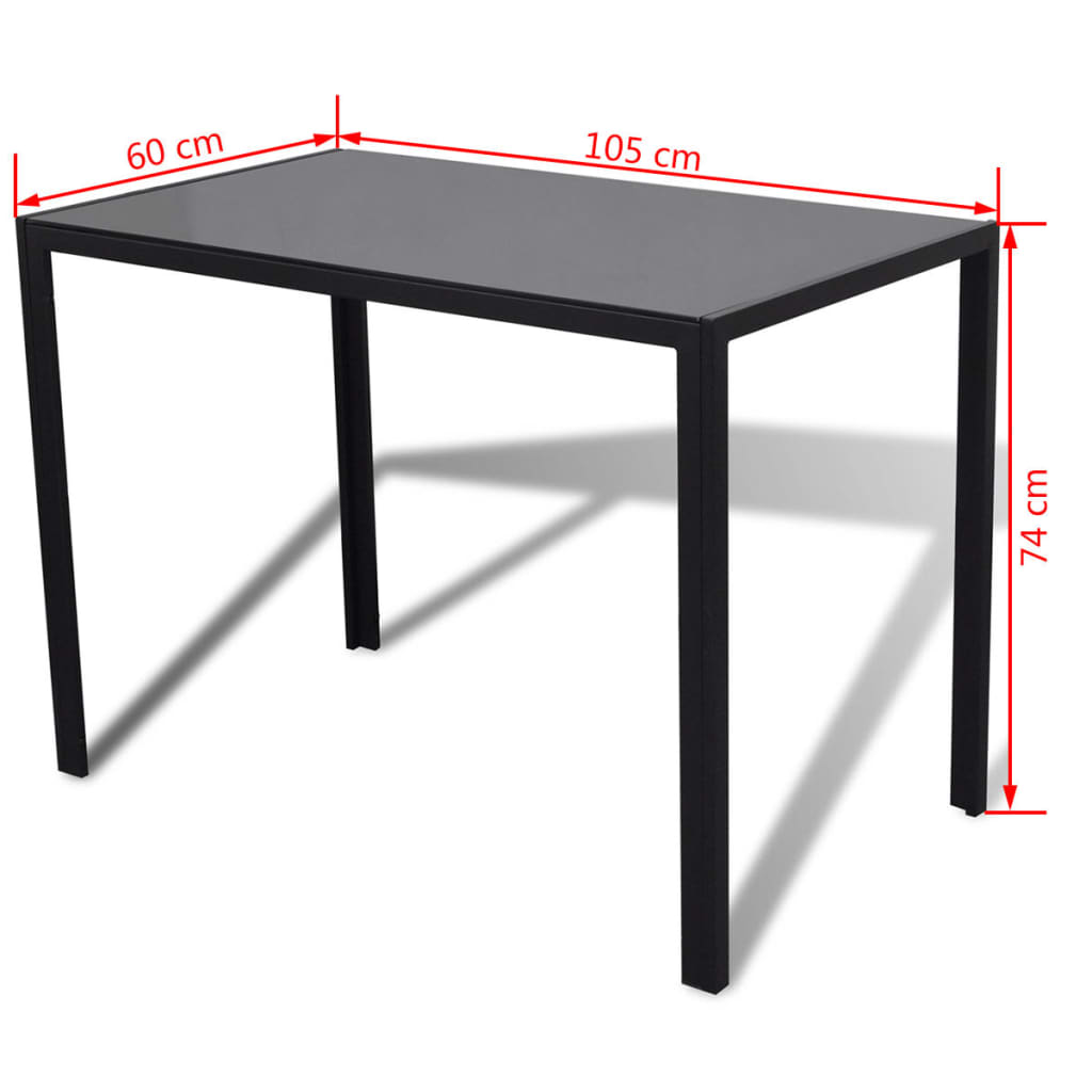 Set da Pranzo 5 pz Nero - homemem39