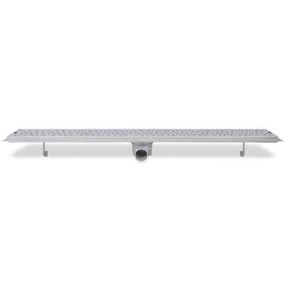 Canaletta di Drenaggio per Doccia a Bolle 1030x140mm in Acciaio - homemem39