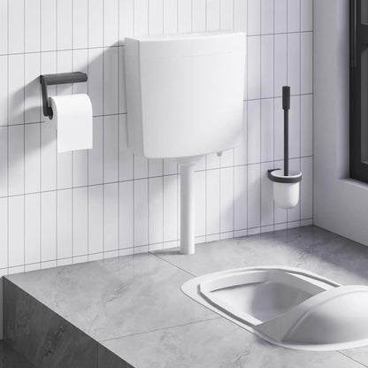 Sciacquone WC con Ingresso Acqua dal Basso 3/6 L Bianco - homemem39