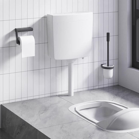 Sciacquone WC con Ingresso Acqua dal Basso 3/6 L Bianco - homemem39