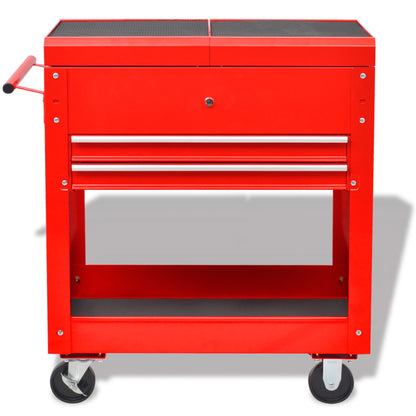 Carrello per Attrezzi Rosso 70.5 x 37 x 71 cm Acciaio | homemem39