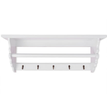 Appendiabiti in MDF bianco in stile barocco - homemem39