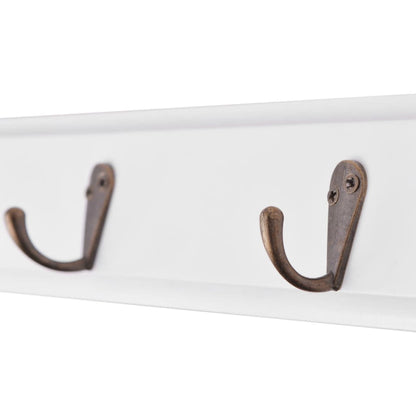 Appendiabiti in MDF bianco in stile barocco - homemem39