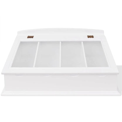 Portaposate in MDF Bianco in Stile Barocco - homemem39