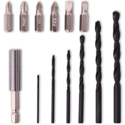 Kit Trapano Senza Fili 18 V con Batterie agli Ioni di Litio