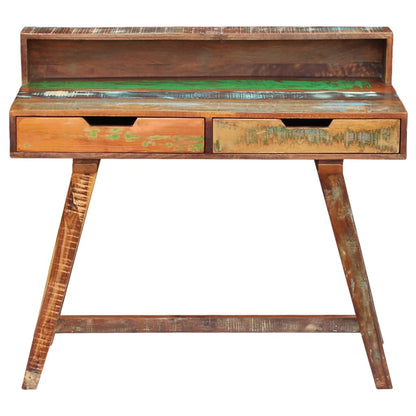 Scrivania in Legno Massello Anticato - homemem39