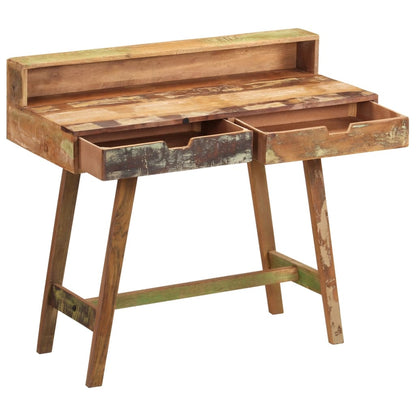 Scrivania in Legno Massello Anticato - homemem39