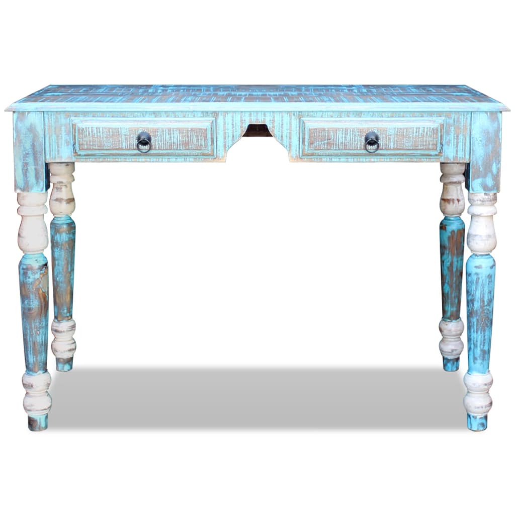 Scrivania in Legno Massello Anticato - homemem39