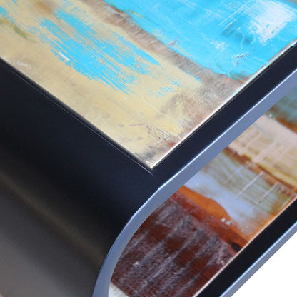 Tavolino da Salotto in Legno Massello di Recupero