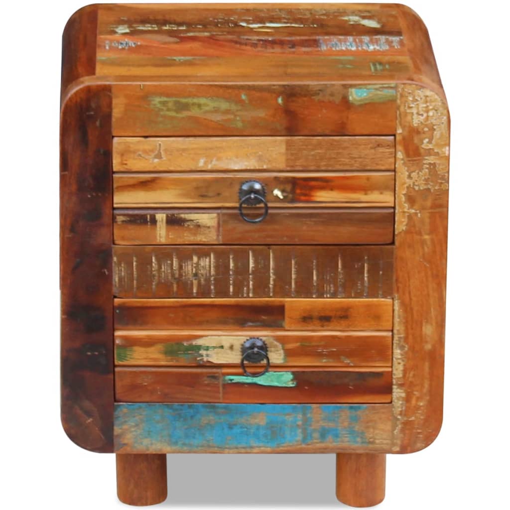 Comodino in Solido Legno di Recupero 43x33x51 cm | homemem39