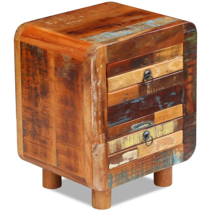 Comodino in Solido Legno di Recupero 43x33x51 cm | homemem39