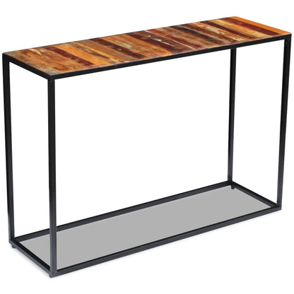 Console in Reclaimed Solid Wood 110x35x76 cm