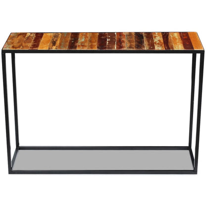 Consolle in Legno Massello Recuperato 110x35x76 cm | homemem39