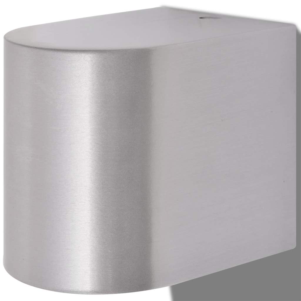 Applique LED 2pz Rotonde da Parete per Esterno Proiezione Basso - homemem39