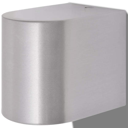 Applique LED 2pz Rotonde da Parete per Esterno Proiezione Basso - homemem39