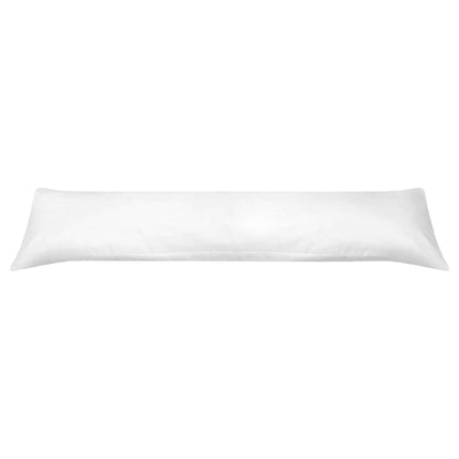Cuscino Lungo con Traversina Laterale 40x145 cm Bianco | homemem39