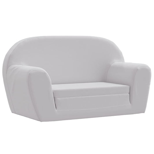 Poltrona Letto per Bambini Grigio Chiaro - homemem39