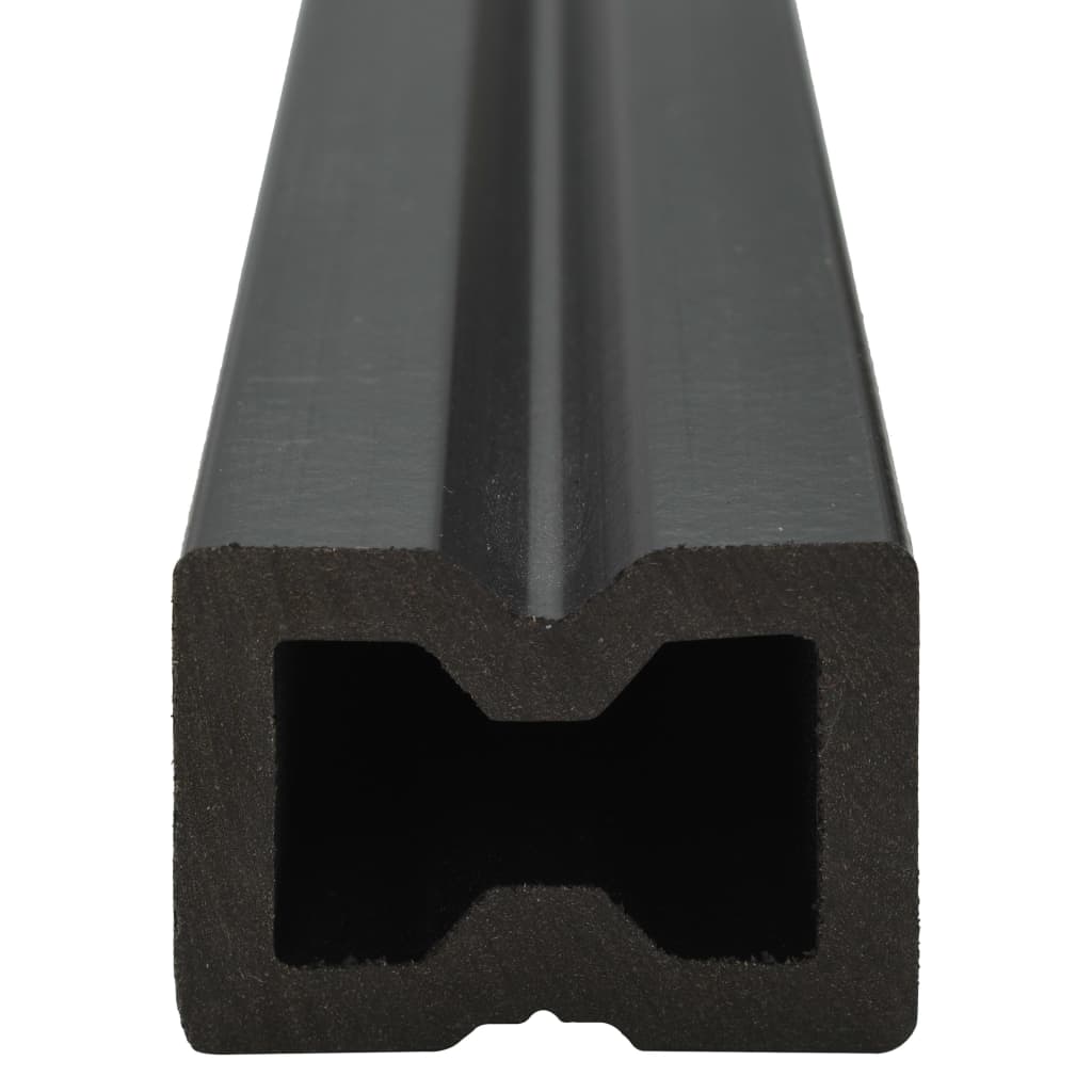 Pavimento per Esterni in WPC con Accessori 16 m² 2,2 m Marrone