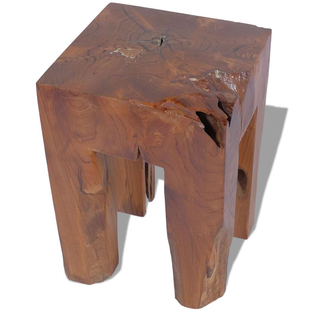 Sgabello in Legno Massello di Teak - homemem39