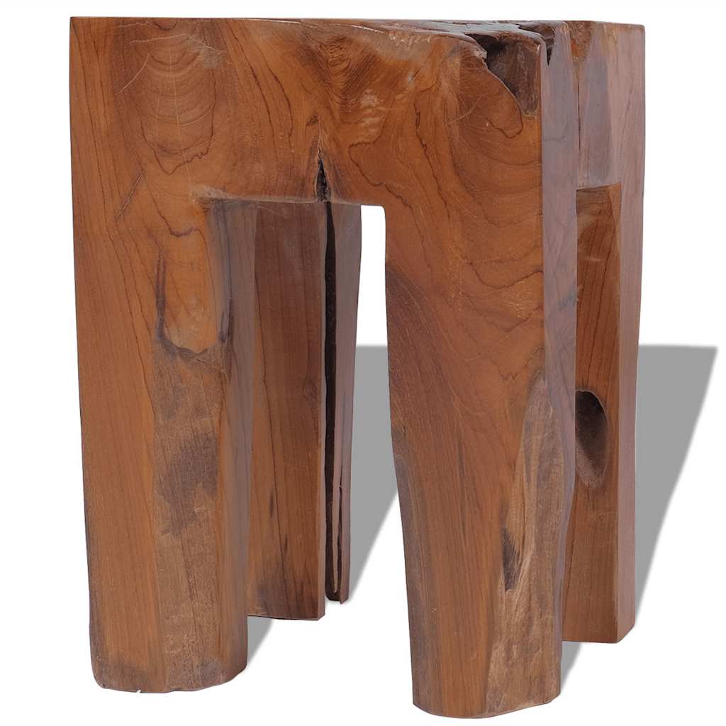 Sgabello in Legno Massello di Teak - homemem39