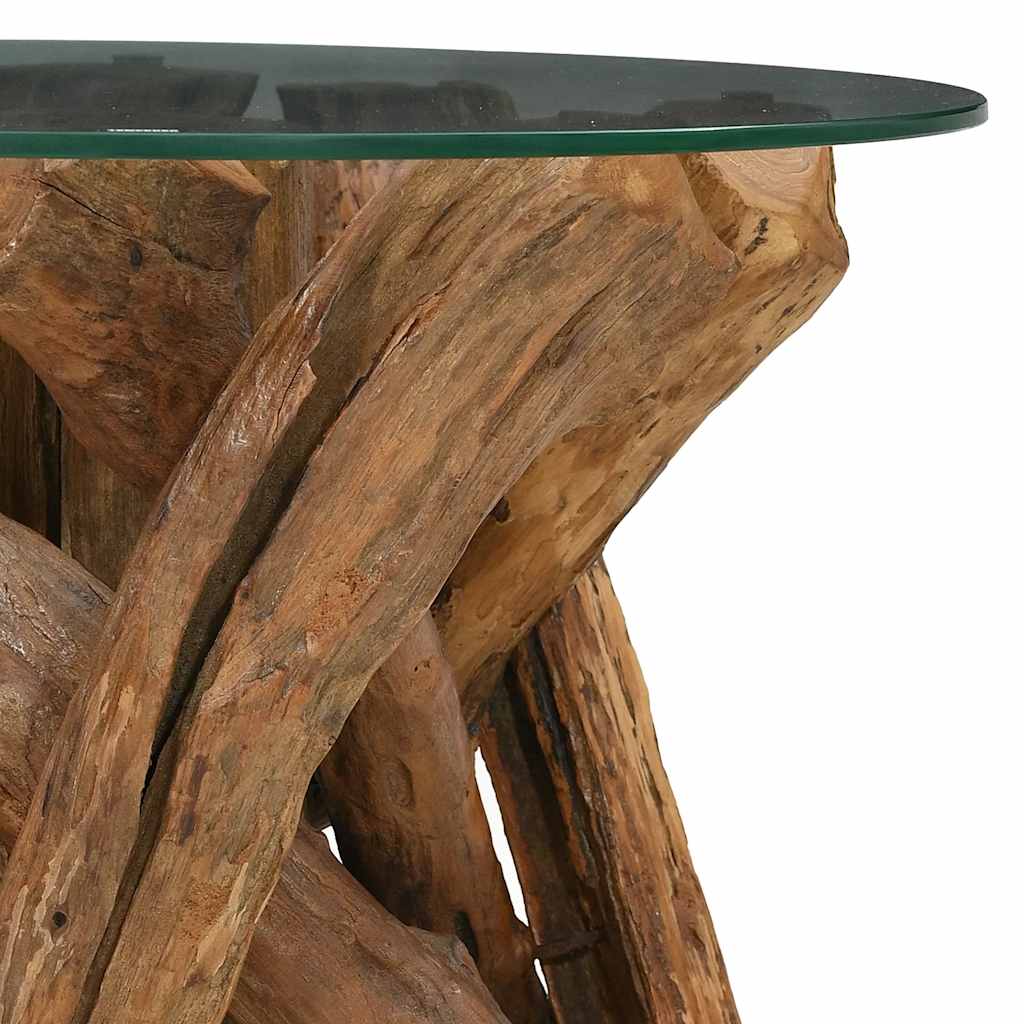 Tavolino da Salotto in Legname Massello di Teak 60 cm | homemem39