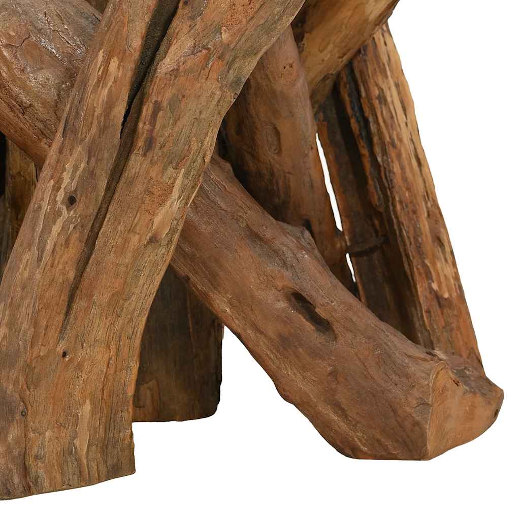 Tavolino da Salotto in Legname Massello di Teak 60 cm | homemem39