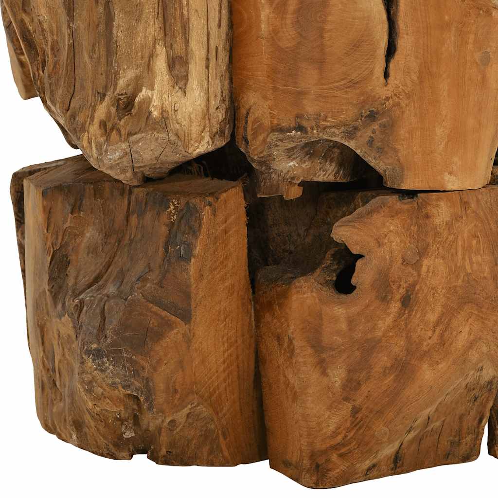 Tavolino da Salotto in Legname Massello di Teak 60 cm | homemem39