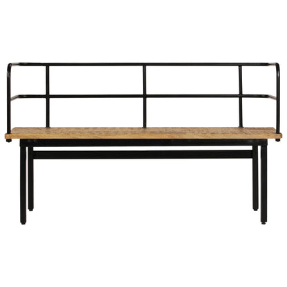 Panca 120x40x70 cm in Legno Massello di Mango - homemem39