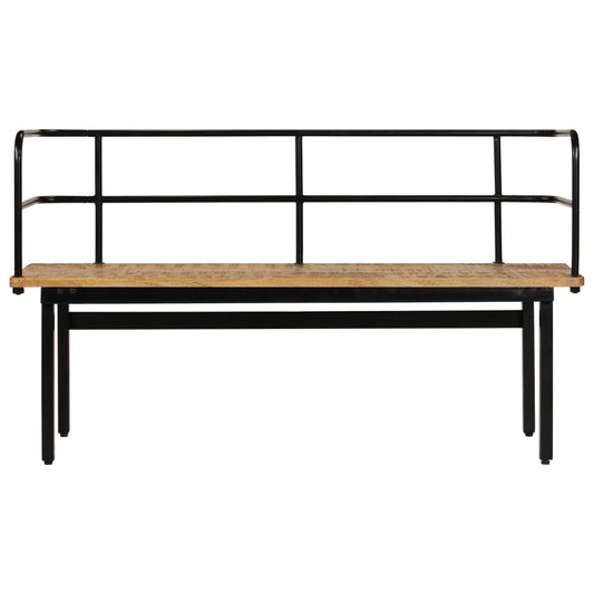 Panca 120x40x70 cm in Legno Massello di Mango - homemem39