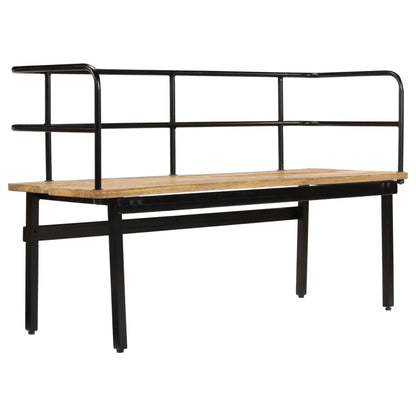 Panca 120x40x70 cm in Legno Massello di Mango - homemem39