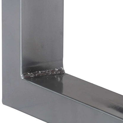 Tavolo Consolle 115x35x76 cm Legno Massello e Ferro