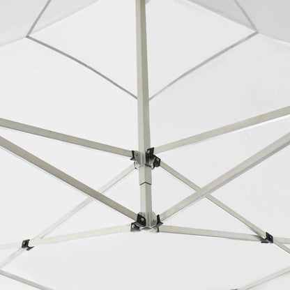 Gazebo Professionale Pieghevole in Alluminio 3x3m Bianco | homemem39