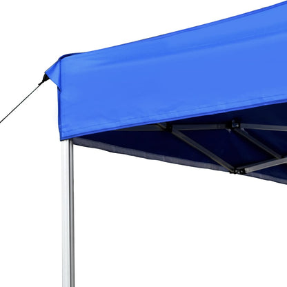 Gazebo Professionale Pieghevole Alluminio 4,5x3 m Blu - homemem39