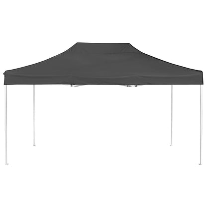 Gazebo Professionale Pieghevole Alluminio 4,5x3 m Antracite - homemem39