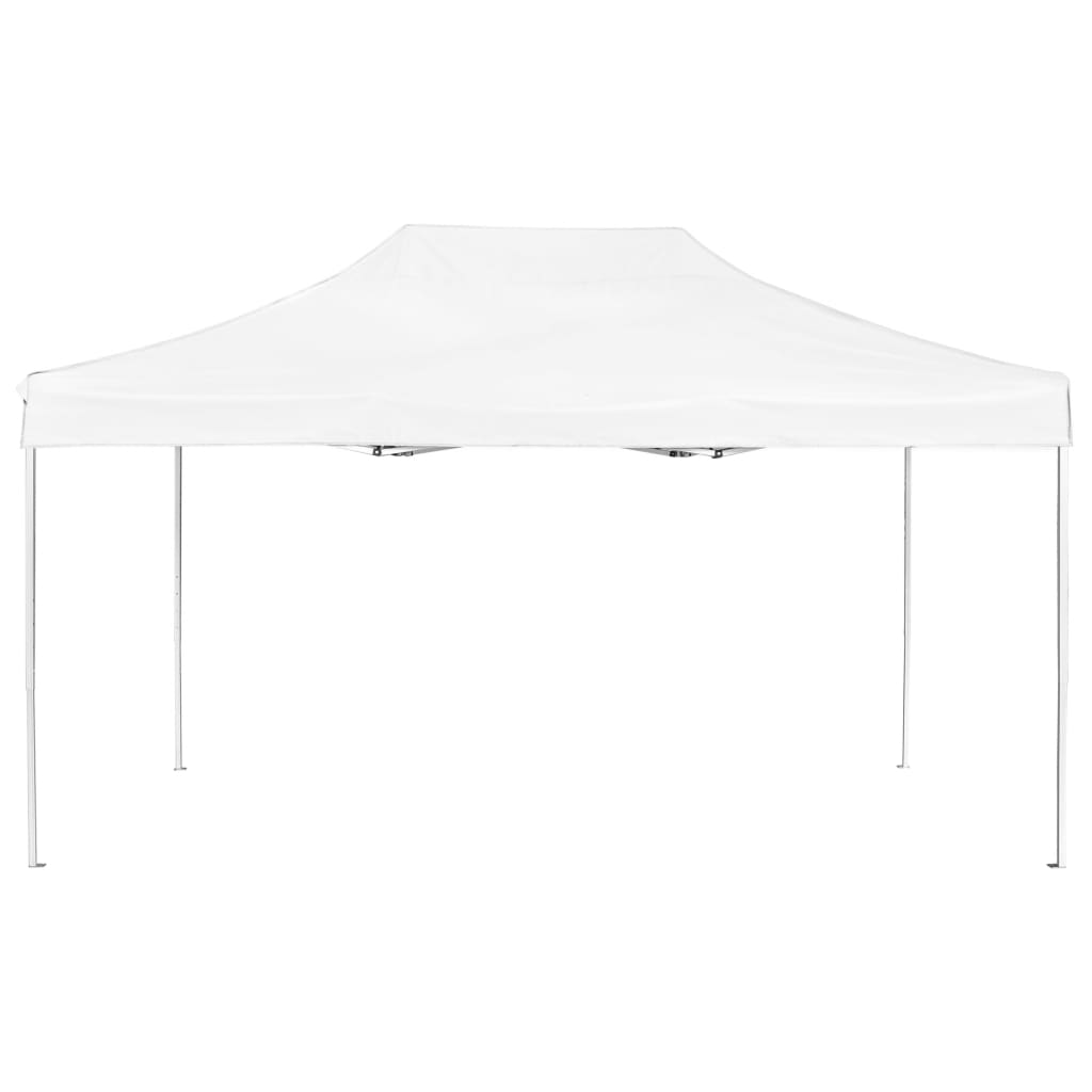 Gazebo Professionale Pieghevole Alluminio 4,5x3 m Bianco - homemem39