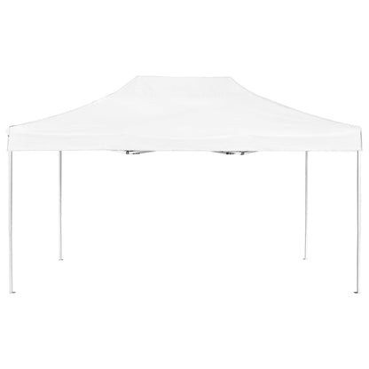 Gazebo Professionale Pieghevole Alluminio 4,5x3 m Bianco - homemem39