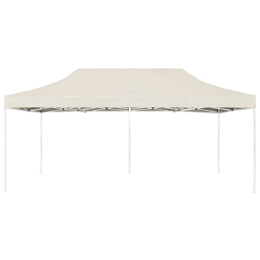 Gazebo Professionale Pieghevole in Alluminio 6x3 m Crema - homemem39