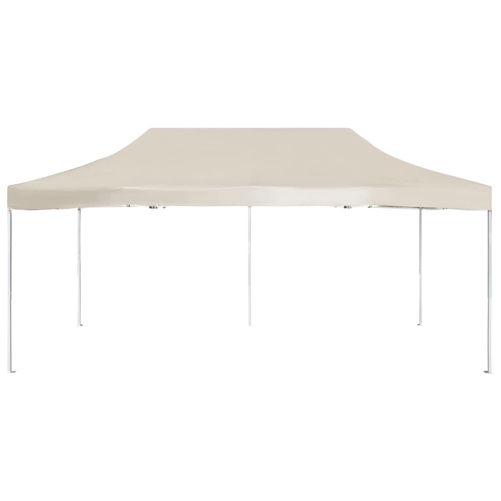 Gazebo Professionale Pieghevole in Alluminio 6x3 m Crema - homemem39