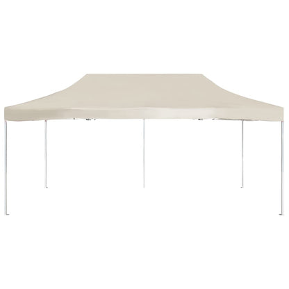 Gazebo Professionale Pieghevole in Alluminio 6x3 m Crema - homemem39