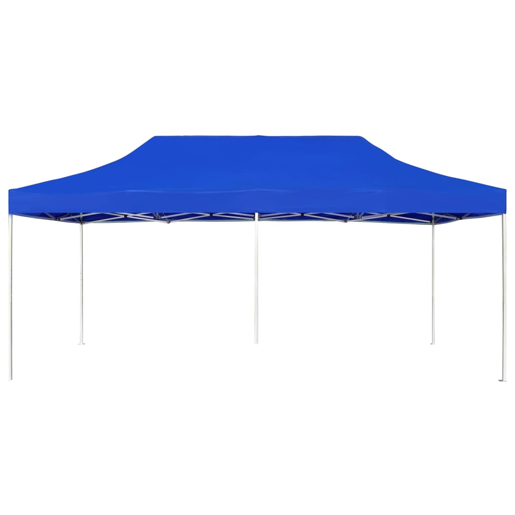 Gazebo Professionale Pieghevole Alluminio 6x3 m Blu - homemem39