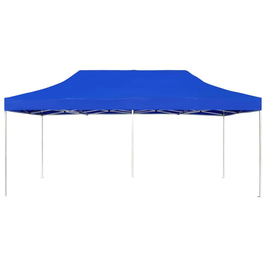 Gazebo Professionale Pieghevole Alluminio 6x3 m Blu - homemem39