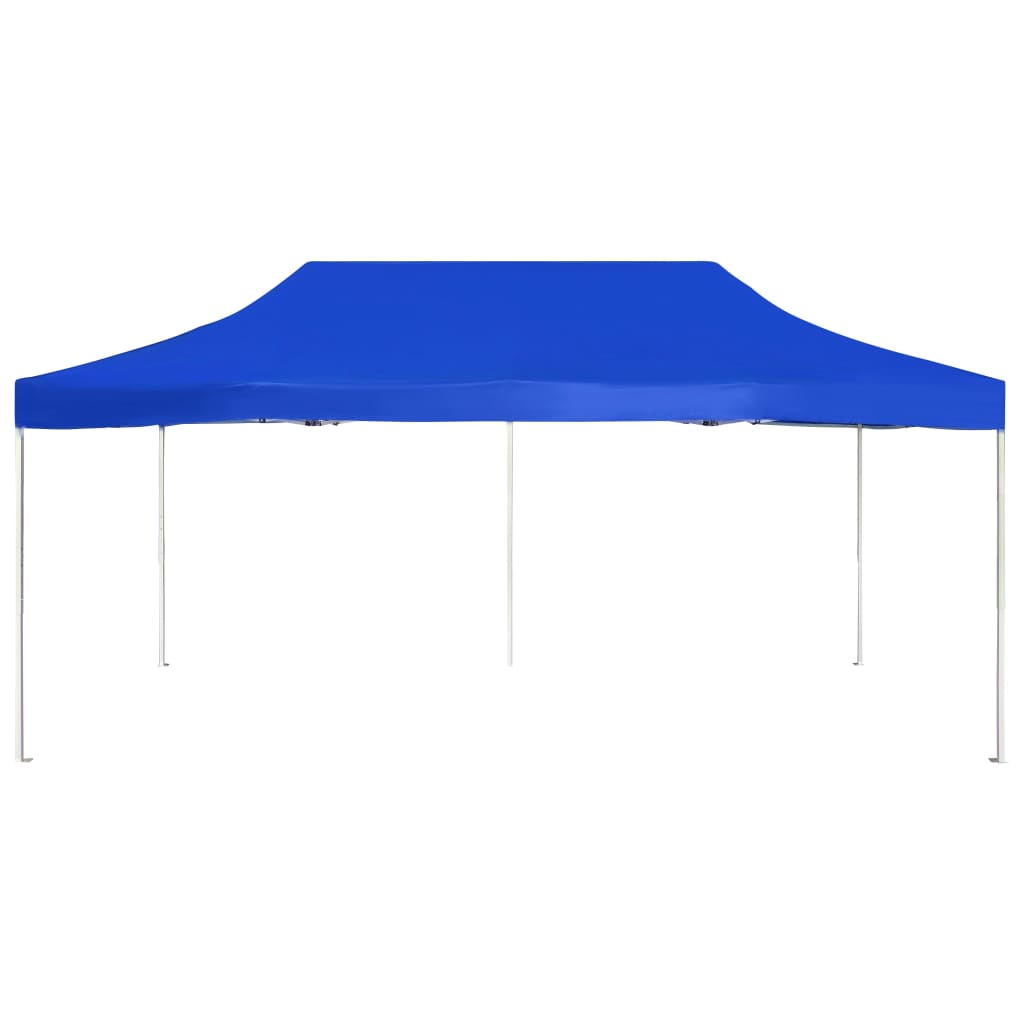 Gazebo Professionale Pieghevole Alluminio 6x3 m Blu - homemem39
