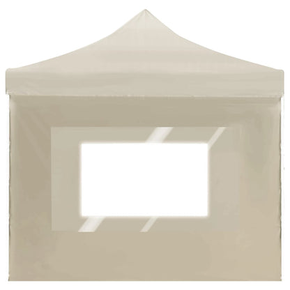 Gazebo Professionale Pieghevole Alluminio con Pareti 6x3m Crema | homemem39