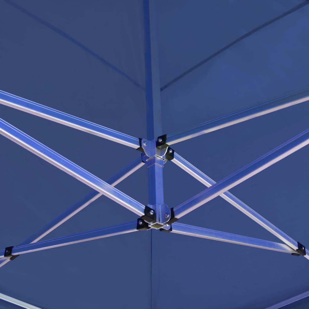 Gazebo Professionale Pieghevole Alluminio con Pareti 6x3 m Blu | homemem39