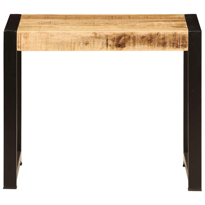 Tavolini Impilabili 3 pz in Legno Massello di Mango - homemem39