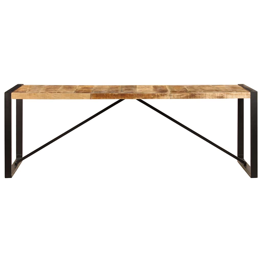 Tavolo da Pranzo 220x100x75 cm in Legno Massello di Mango | homemem39