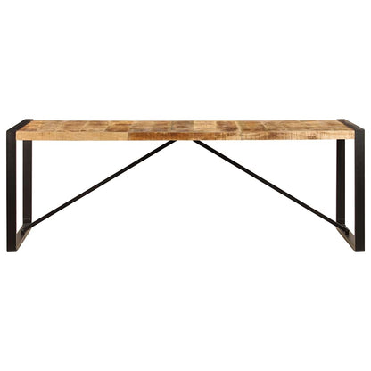 Tavolo da Pranzo 220x100x75 cm in Legno Massello di Mango | homemem39