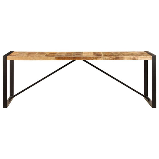 Tavolo da Pranzo 220x100x75 cm in Legno Massello di Mango | homemem39