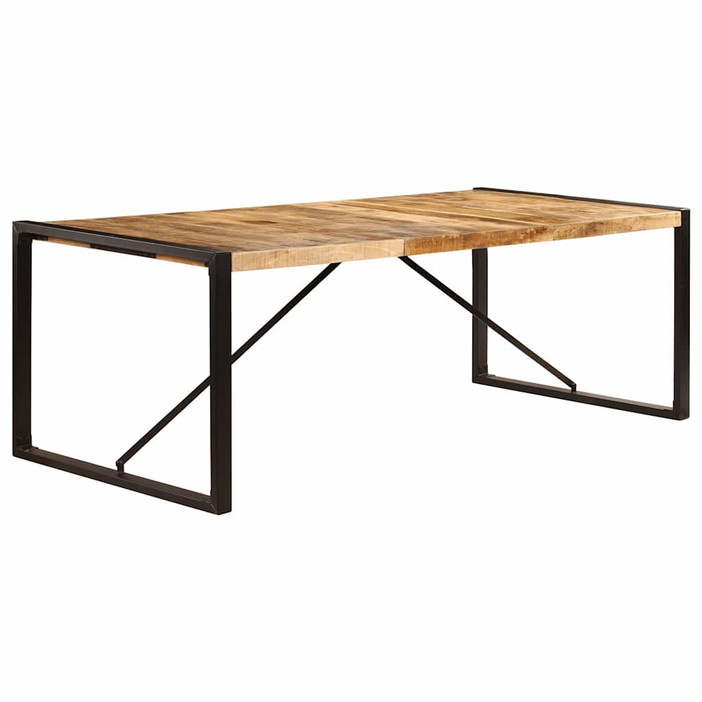 Tavolo da Pranzo 220x100x75 cm in Legno Massello di Mango | homemem39